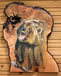 Grizzly Bear on Maple